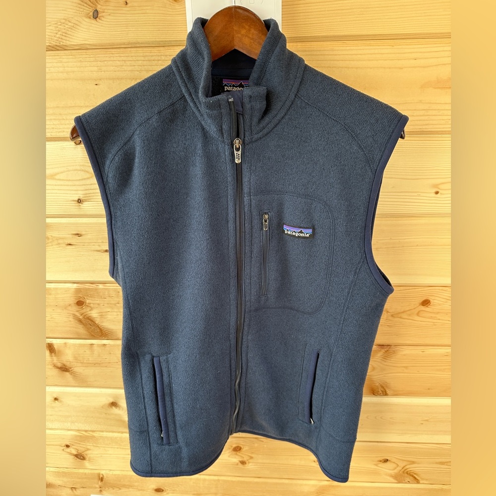 Patagonia Men’s Better Sweater Vest Size M Navy Blue